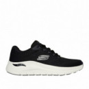 SKECHERS Zapatillas Arch Fit 20 Negras 232700-BKW