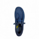 SKECHERS Mocasines Melson Azules 210959-DEN