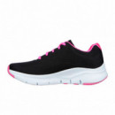 SKECHERS Zapatillas Arch Fit Negras 149057-BKFS