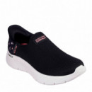 SKECHERS Zapatillas Go Walk Flex Negras 124822-BKPK