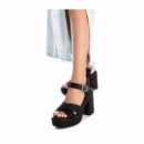 XTI Sandalias Negras 142741-NEGRO