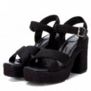XTI Sandalias Negras 142741-NEGRO