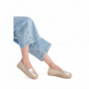 XTI Espardeña Oro 143637-ORO