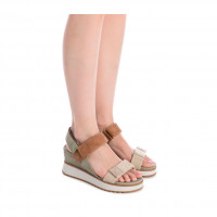 XTI Sandalias Khaki 143848-KAKI