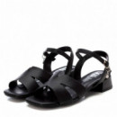 XTI Sandalias Negras 144126-NEGRO