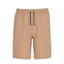GUESS Athleisure Shorts Beige Z4YD03 FL04Q-P13W