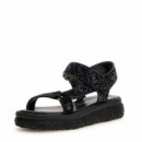 GUESS Sandalias Negro Fljlod FAP03-BLACK