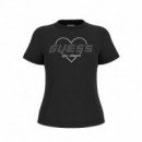 GUESS Camiseta Negra V5GI10 K9RM1-JBLK