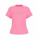 GUESS Camiseta Rosa V5GI10 K9RM1-PSPK