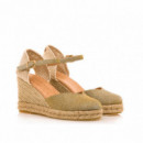 MUSTANG Sandalia de Cuña Doradas 51987-C57915