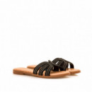 MUSTANG Sandalia Plana María Negra 54500-C58050