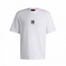 HUGO Camiseta Blanca 50542766-100