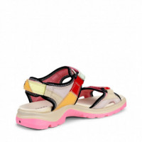 ECCO Sandalias Offroad Rosas 82221352412-MULTICOLOR Bubblegum