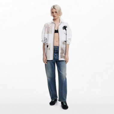 DESIGUAL Camisa de Manga Larga 25SWCW23-1000