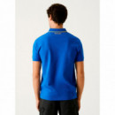 PEPE JEANS Polo Tipped Logo Polo Azul RM540013-554