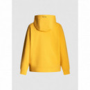 PEPE JEANS Sudadera Team Logo Hoody Amarilla RM580016-025