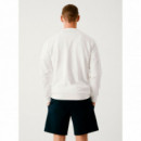 PEPE JEANS Sudadera Team Logo Crew Blanca RM580017-803