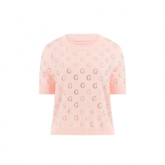 GUESS Camiseta Rosa W5GR05 Z3D60-A60W