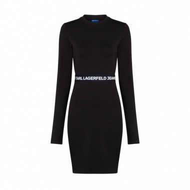 KARL LAGERFELD Vestido Milano Negro A1W13009-999