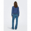 ONLY Chaqueta Medium Blue Denim 15243147-MEDIUM Blue Denim