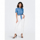 ONLY Pantalones White 15292435-WHITE