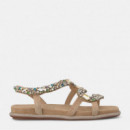 ALMA EN PENA Sandalia Plana Serpiente con Pedrería V251605-154