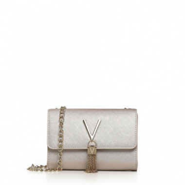 VALENTINO HAND BAGS Bandolera Plata VBS1IJ03-406