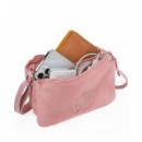 Bolso Bandolera Ajustable Doble Compartimento Tierra  LOIS