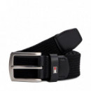 Cinturón Texturizado con Hebilla Cuadrada  TOMMY HILFIGER