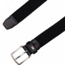 Cinturón Texturizado con Hebilla Cuadrada  TOMMY HILFIGER