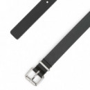 Cinturón de Piel con Logo en bajo Relieve  TOMMY HILFIGER