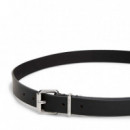 Cinturón de Piel con Logo en bajo Relieve  TOMMY HILFIGER