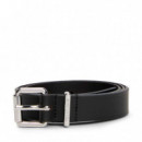 Cinturón de Piel con Logo en bajo Relieve  TOMMY HILFIGER