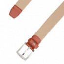 Cinturón Texturizado con Hebilla Cuadrada  TOMMY HILFIGER