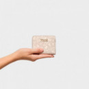 Monedero Kaos Mini Lines Beige TOUS