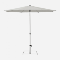 Sombrilla de Jardín Alu-smart (200 Cm)- Color Gris- Parasol Exterior- Glatz®- Ajustable  GLATZ