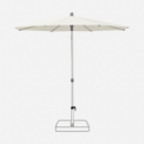 Sombrilla de Jardín Alu-smart (240X240CM)- Color Blanco- Parasol Exterior- Glatz®- Ajustable  GLATZ