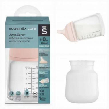 SUAVINEX Biberon Anticol Silico Zero Zero 180ML