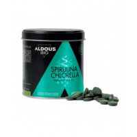 Aldous Espirulina y Chlorella Ecologica X 600 Tabletas  ALDOUS BIO