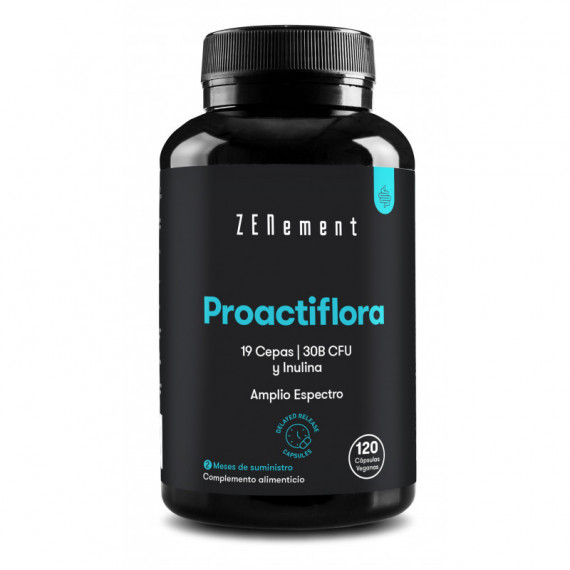 Zn- Proactiflora Probióticos - 120 Cápsulas  ZENEMENT