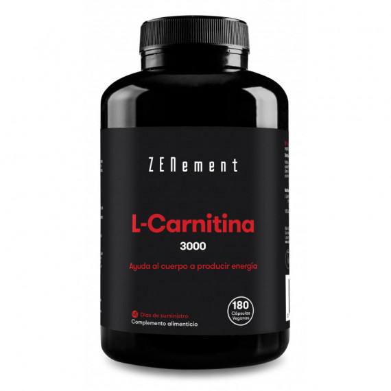 Zn- L-carnitina- 180 Cápsulas  ZENEMENT