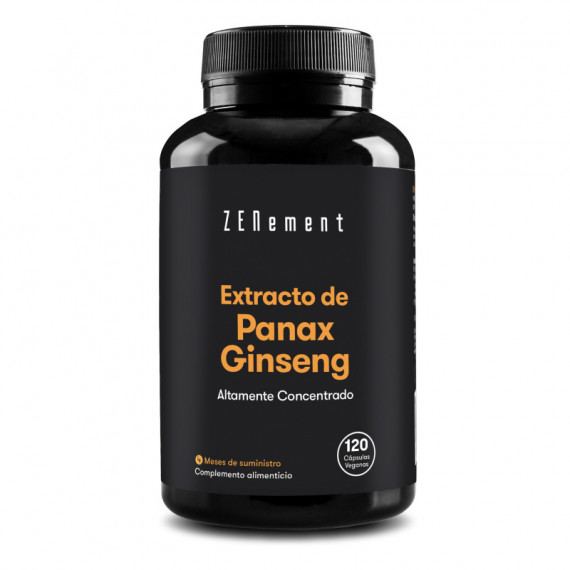 Zn- Extracto de Panax Ginseng - 120 Cápsulas  ZENEMENT