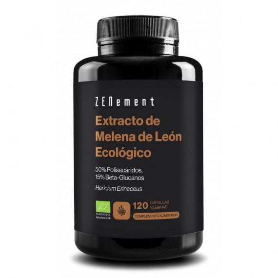 Zn- Extacto de Melena de León Ecológico - 120 Cápsulas ZENEMENT Zn- Extacto de Melena de León Ecológico - 120 Cápsulas ZENEMENT