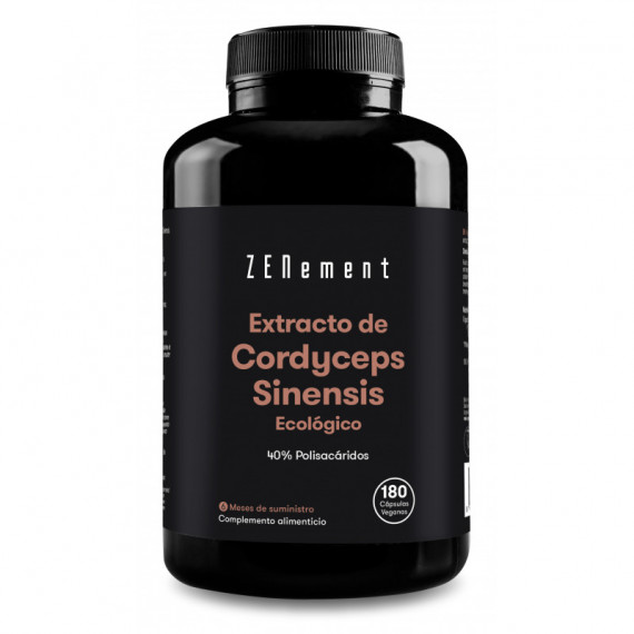 Zn- Cordyceps Sinensis Ecológico - 180 Cápsulas  ZENEMENT