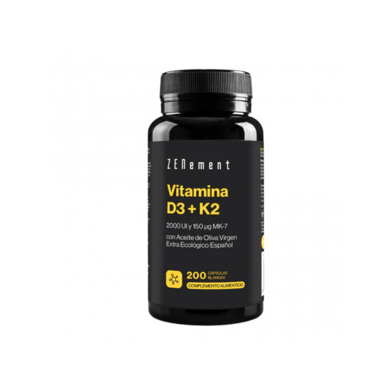 Zn- Vitamina  D3 + K2  200 Cap  ZENEMENT