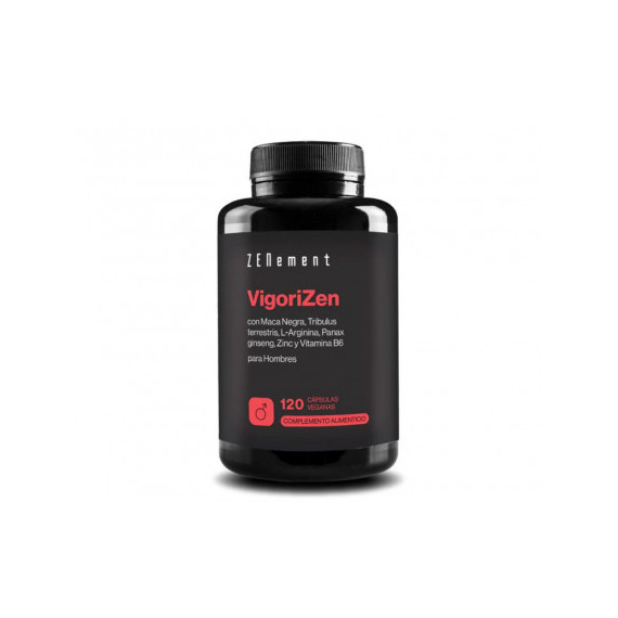 Zn- Tribulus Terrestris y Maca Negra, con L-arginina, Vitamina B6 y Zinc - 120 Cápsulas  ZENEMENT