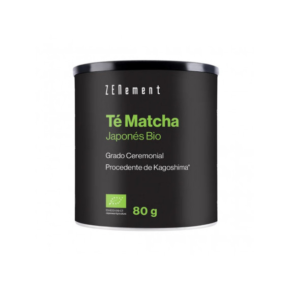 Zn- Té Matcha Japonés Ecológico Grado Ceremonial - 80 G 80 Dosis  ZENEMENT