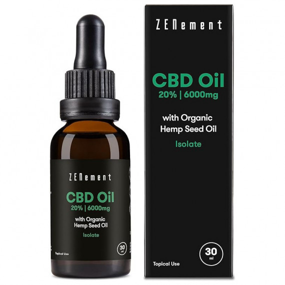 Zn- Aceite de Cbd, con Aceite de Semillas de Cáñamo Ecológico  ZENEMENT