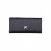 TOMMY HILFIGER Cartera AW0AW14651 Th Emblem Lrg Flap Wallet
