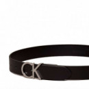 Cinturón de Cuero con Logo  CALVIN KLEIN